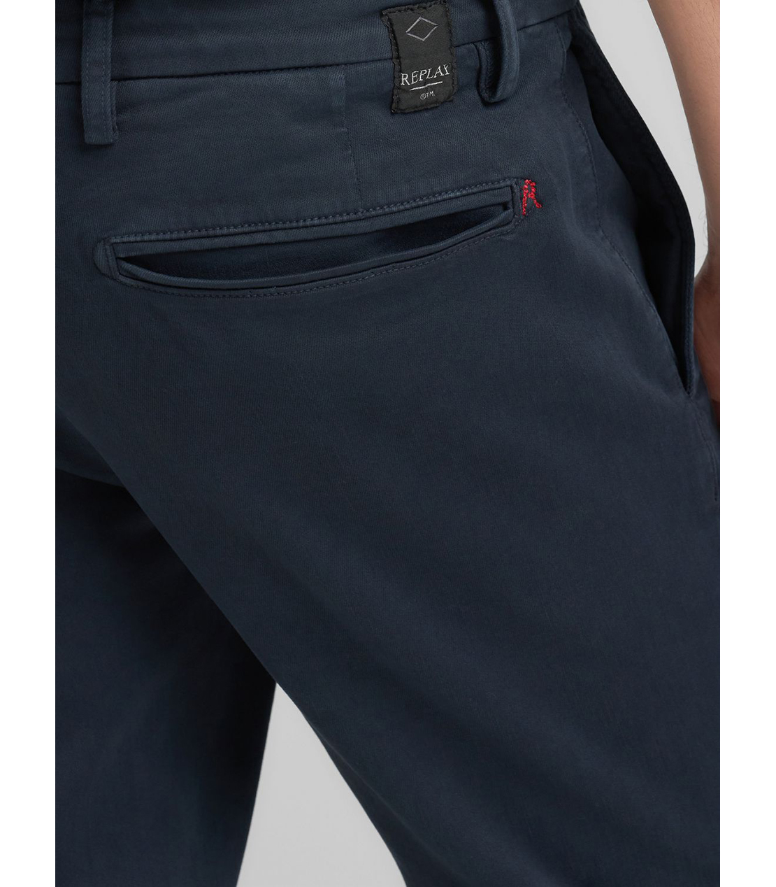 レギュラースリムBENNI Hyperflex Color スーパーストレッチチノパンツ 詳細画像 ネイビー 7